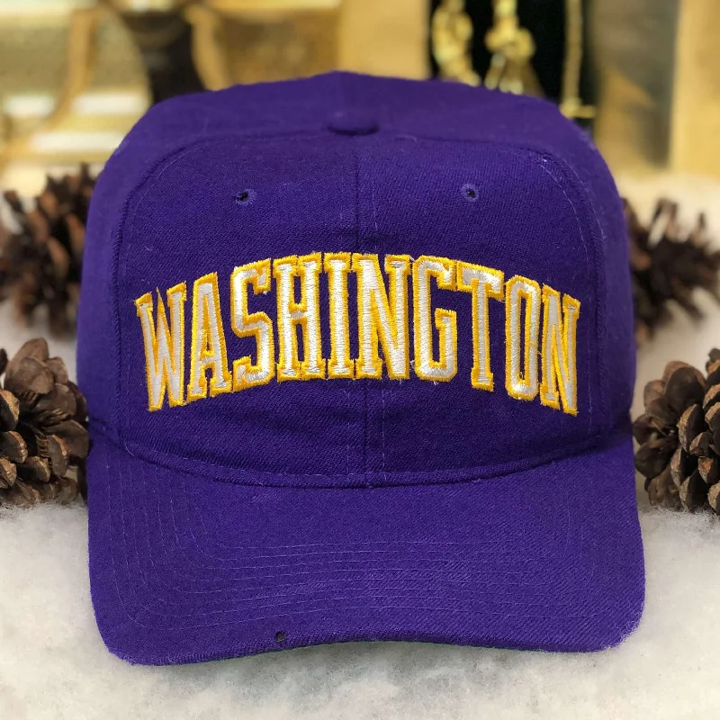 Vintage NCAA Washington Huskies Starter Arch Wool Snapback Hat